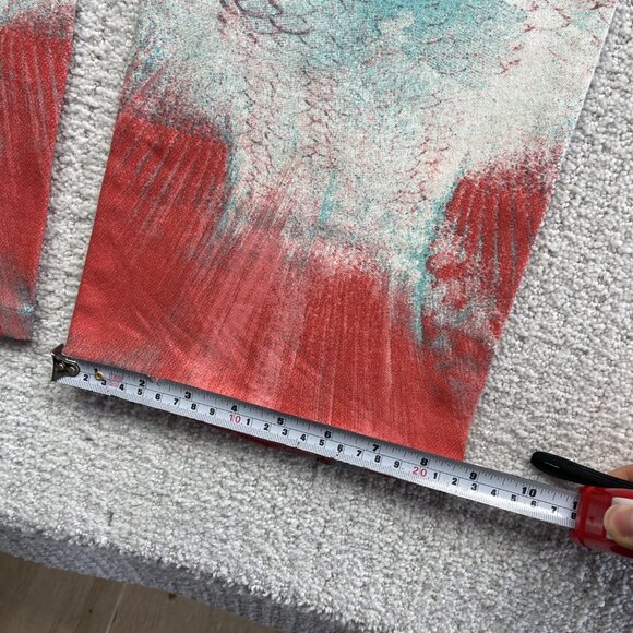 Y2K Just Cavalli Boot Cut Pants Psychedelic Reptile Skin Color AOP Wom Sz 27/41 - Picture 13 of 13